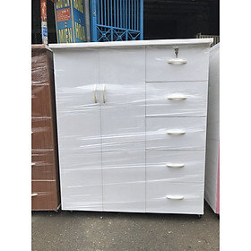 Tủ quần áo nhựa đài loan 2 cánh 5 ngăn _TN25-01