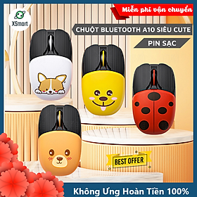 Mua Chuột Bluetooth Không Dây A10 Hình Chibi Siêu Cute  Sử Dụng Pin Sạc Dùng Văn Phòng Tiện Lợi  Chơi Game Điện Thoại  Máy tính  PC-Hàng Chính Hãng