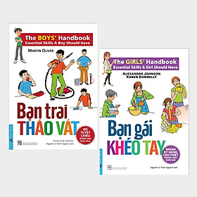 Hình ảnh Combo Sách Kỹ Năng Sống Dành Cho Thiếu Nhi:  Bạn Gái Khéo Tay ( Tái Bản ) + Bạn Trai Tháo Vát (Tái Bản) - (Cuốn Sách Bổ Ích, Sách Làm Cha Mẹ)