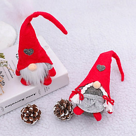 Christmas Decoration Rudolph Forest Old Man Love Stand Action Figure Face-Less Standing Ornamental Action Figure