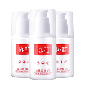 XIEHE Hyaluronic Acid + Vitamin E Moisturizing Cream Body Lotion 100ml*3 Bottles