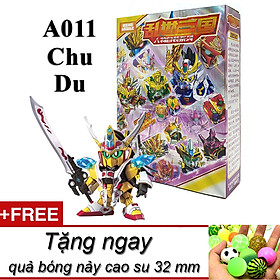 Mô hình trang trí để bàn sd A011 Chu Du bản mới Tam Quốc 2020 full box tặng kèm quả bóng nảy cao su làm đồ chơi thú vị