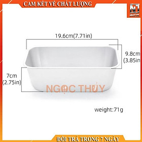 Mua Khuôn nướng bánh mì hình chữ nhật bằng nhôm
