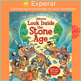 Sách - Look Inside the Stone Age by Abigail Wheatley (UK edition, paperback)