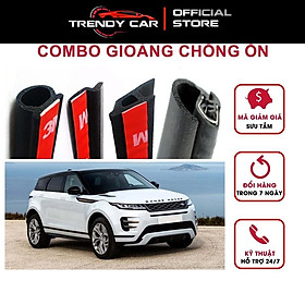 Combo Gioăng cao su chống ồn đầy đủ cho xe hơi dòng SUV (Gioăng D, P, Z, B lõi thép) Loại cách âm chống ồn xe hơi xịn