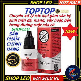 TopTop (Chí/nh hã/ng) chuyên xử lý các loại giun sán ký sinh trên da, mang, vây hoặc bên trong đường ruột của cá -shopleo