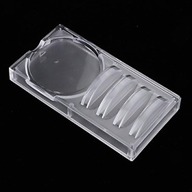 Lashes Glue Pallet Eyelash Extension Pad Divider Acrylic Stand Holder Clear