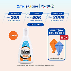 Dầu gội Selsun chống gàu, sạch gàu & hết ngứa da đầu Selsun Anti-Dandruff Shampoo 100ml