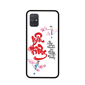 Ốp Lưng Kính Cượng Lực Cho Điện Thoại SAMSUNG GALAXY A71 - 7809 YEUTHUONG01 - Hàng Chính Hãng