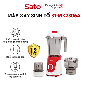 Máy xay sinh tố đa năng SATO MX7306A - Hàng chính hãng