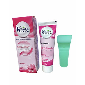 Kem Tẩy Lông Dành Cho Da Thường VEET Silk & Fresh Normal Tuýp 50g - Giao Ngẫu Nhiên