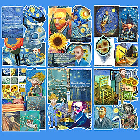 Set 50 Hình Sticker Van Gogh