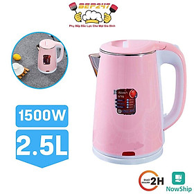 Mua Ấm Siêu Tốc 2 Lớp Cách Nhiệt JipLai Thái Lan 2.5L  Hàng Chuẩn Thái Lan Cao Cấp  Giao Màu Ngẫu Nhiên - Bảo Hành - An Toàn