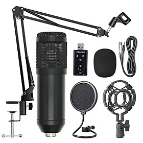 Bộ Micro Thu Âm Bộ Thu Âm Phát Trực Tiếp (BM800)
