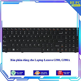 Bàn phím dùng cho Laptop Lenovo G580 G580A -- Hàng Nhập Khẩu