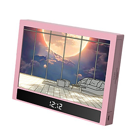 Lighting Painting Decoration with Clock Painting Light for Party Office Home