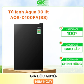 Tủ lạnh Aqua 90 lít ( CÓ ĐÓNG TUYẾT) AQR-D100FA(BS) - HÀNG CHÍNH HÃNG - CHỈ GIAO HCM