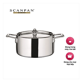 Nồi inox quấy bột Scanpan MaitreD 16cm 11251600 1,5L inox 18/10 an toàn cho sức khỏe, tay cầm chống nóng, an toàn cho máy rửa bát - Hàng chính hãng