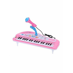 Đồ Chơi Đàn Piano Hoạt Hình Điện Tử Với Micro Cho Trẻ (37 Phím) Nhiểu Màu Sắc