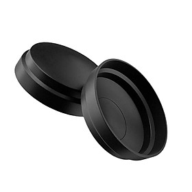 2Pieces Lens Protective Cap Portable Lightweight Shock Resistant Soft Anti Scratch Wear Resistant Durable Protector Cover for Action Camera