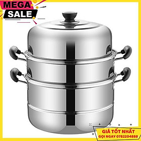 Mua Nồi Hấp Inox 3 Tầng 30Cm Siêu Bên Tiện Lợi - Giao Hàng Toàn Quốc