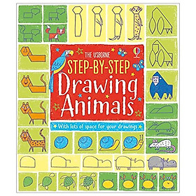 Sách tương tác tiếng Anh - Usborne Step-by-step Drawing Animals