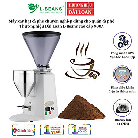 Máy xay hạt cà phê chuyên nghiệp dùng cho quán cà phê L-Beans 900A Công suất: 360W~1/2HP và tốc độ 1.450 vòng/phút với 6 – 9kg/giờ - HÀNG NHẬP KHẨU