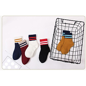 Set 05 Đôi Tất, Vớ HQ Trẻ Em Cổ Cao Từ 3-12 Tuổi