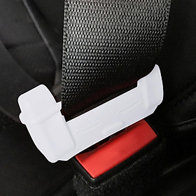 Hình ảnh Car Belt Buckle Cover Anti Scratch Interior Accessories Red