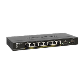 Thiết Bị Chuyển Mạch Để Bàn 8 Cổng 10/100/1000M PoE+ và 2 cổng quang SFP 1000M Gigabit Ethernet S350 Smart Managed Pro Switch Netgear GS310TP - Hàng Chính Hãng