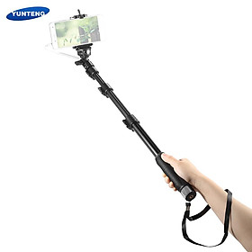 Hình ảnh Thanh chụp ảnh tự sướng  YUNTENG YT-1188 Có dây có thể mở rộng,Cực Monopod Thanh hẹn giờ 1/4 inch Vít 38cm-128cm Chiều dài có thể điều chỉnh