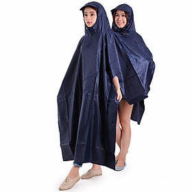 Áo mưa cánh dơi 2 đầu chất liệu vải dù siêu dày dặn, có túi đựng dễ bảo quản, màu sắc giao ngẫu nhiên