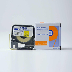 Mua PT-309Y | BĂNG NHÃN IN MÀU VÀNG MÁY MAX LM-380E/LM-380EZ/LM-380A/LM390A (9mm  8m/cuộn)