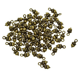 50pcs Acorn Charms - Craft Supplies Pendants Beads Charms Pendants for Crafting, Jewelry Findings Making Accessory For DIY Necklace Bracelet