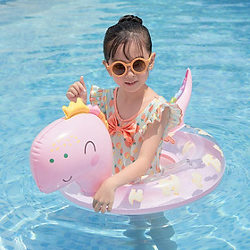 Mua Phao Bơi Chống Lật Cho Bé 1-5 Tuổi Mẫu Khủng Long - Hồng