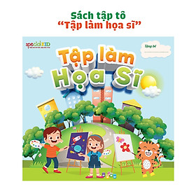 Hình ảnh [ Quà Tặng Không Bán ] Sách Tập Tô Bé Tập Làm Hoạ Sĩ Special Kid