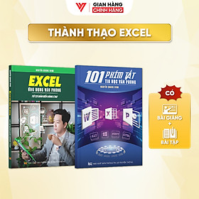 Bộ Sách Excel Ứng Dụng Văn Phòng Và 101 Phím Tắt Bí Quyết Làm Chủ Excel Tin Học Văn Phòng