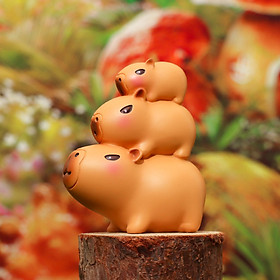 Mua Mô Hình CapybaRa Nâu Bồ Nông Bộ 6 Blindbox HM113 Trang Trí_ Hàng chính hãng