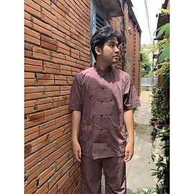 Đồ Lam Đi Chùa # Tim Tâm # Nam Nữ - Ruốc Đậm Lãnh Tụ,Size 2- 57kí Trở Lại