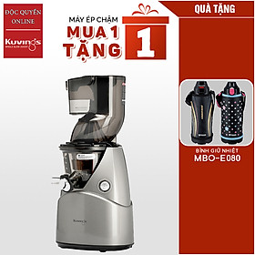 Mua Máy ép trái cây tốc độ chậm Kuvings NS-924CBC2 (400ml) Màu Bạc - TẶNG 1 BÌNH GIỮ NHIỆT TIGER MBO-E080 - Hàng chính hãng