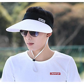 Mũ rộng vành nửa đầu chống nắng cho nam, nón kết rộng vành nam cao cấp