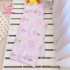 Túi ngủ trẻ em vải tencel ️ Bộ 3 Chăn Gối Nệm cho bé 4-12t