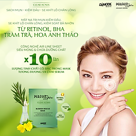 Mặt nạ tinh chất cô đặc cho da dầu da mụn BLEMISH RECUE MASK DAMODE 10 cái dùng thử 