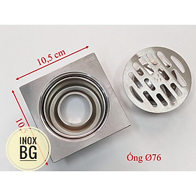 Ga thoát sàn ngăn mùi Inox SUS 304 dạng phễu nước - Chống mùi hôi và côn trùng tuyệt đối