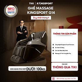 CHỈ GIAO MIỀN BẮC | Ghế massage KINGSPORT G14 công nghệ massage Kingtech Touch Premium, 15 chương trình massage tự động
