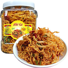 Khô gà lá chanh chất lượng Tân Lộc Phát Hũ 500G