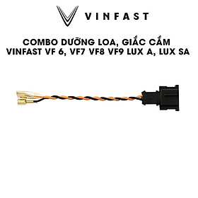 VINFAST | Combo dưỡng loa, giắc cắm VF 6, VF7 VF8 VF9 Lux A, Lux SA độ loa giữ nguyên bản và an toàn - Giắc Loa Lux SA