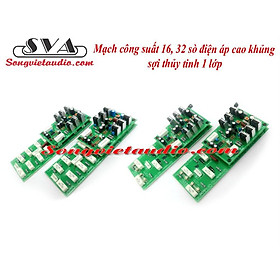 MẠCH CÔNG SUẤT 16 SÒ SANKEN, 32 SÒ TOSIBA SỢI THỦY TINH - 1 CẶP XANH LÁ