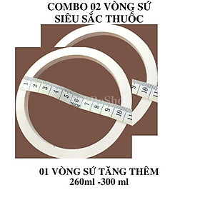 Combo 2 Vòng Sứ Cô Đặc Dùng Cho Tất Cả Ấm Sắc Thuốc Có Trên Thị Trường - Hàng Chính Hãng