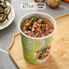 Bún gạo lứt ăn liền NGON & THON healthy eatclean thuần chay không hương liệu TÂM MINH FOODS